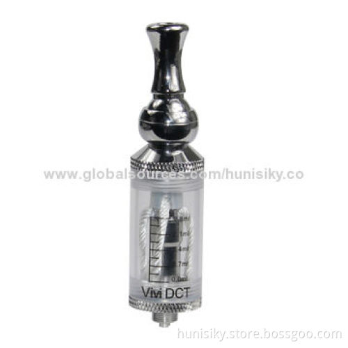 Rebuildable atomizer 2014 DCT3 dual coil clearomizer with rotatable drip tip